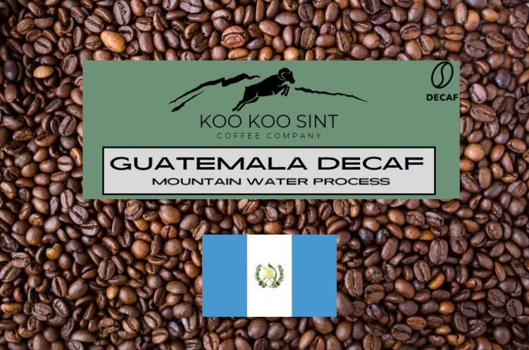 Guatemala Single Origin Decaf: Mountain Water Process